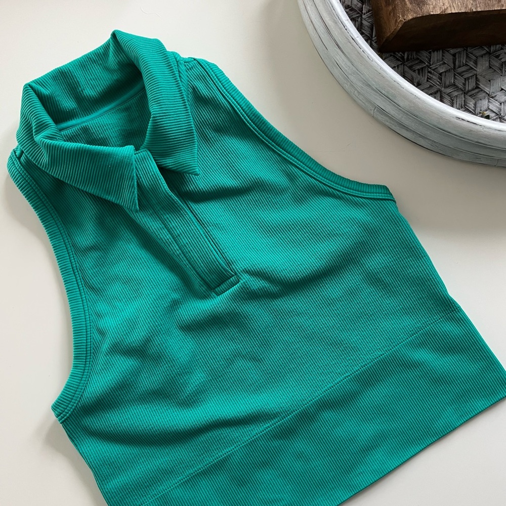 Athleta Aurora Crop Polo